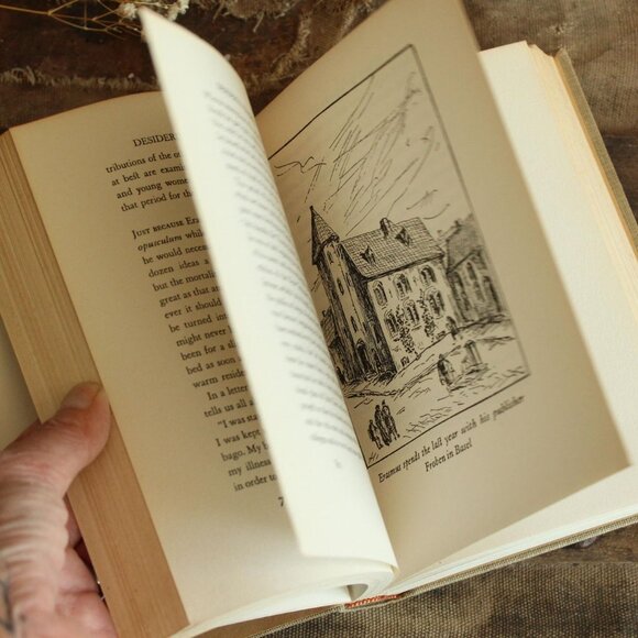 Vintage 1940s Book, "The Praise of Folly", Desiderius Erasmus, Walter Black 1942 - Picture 8 of 10